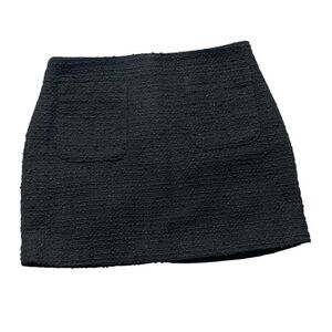 **NOT FOR SALE** H&M Black Mini Skirt with Front Pockets